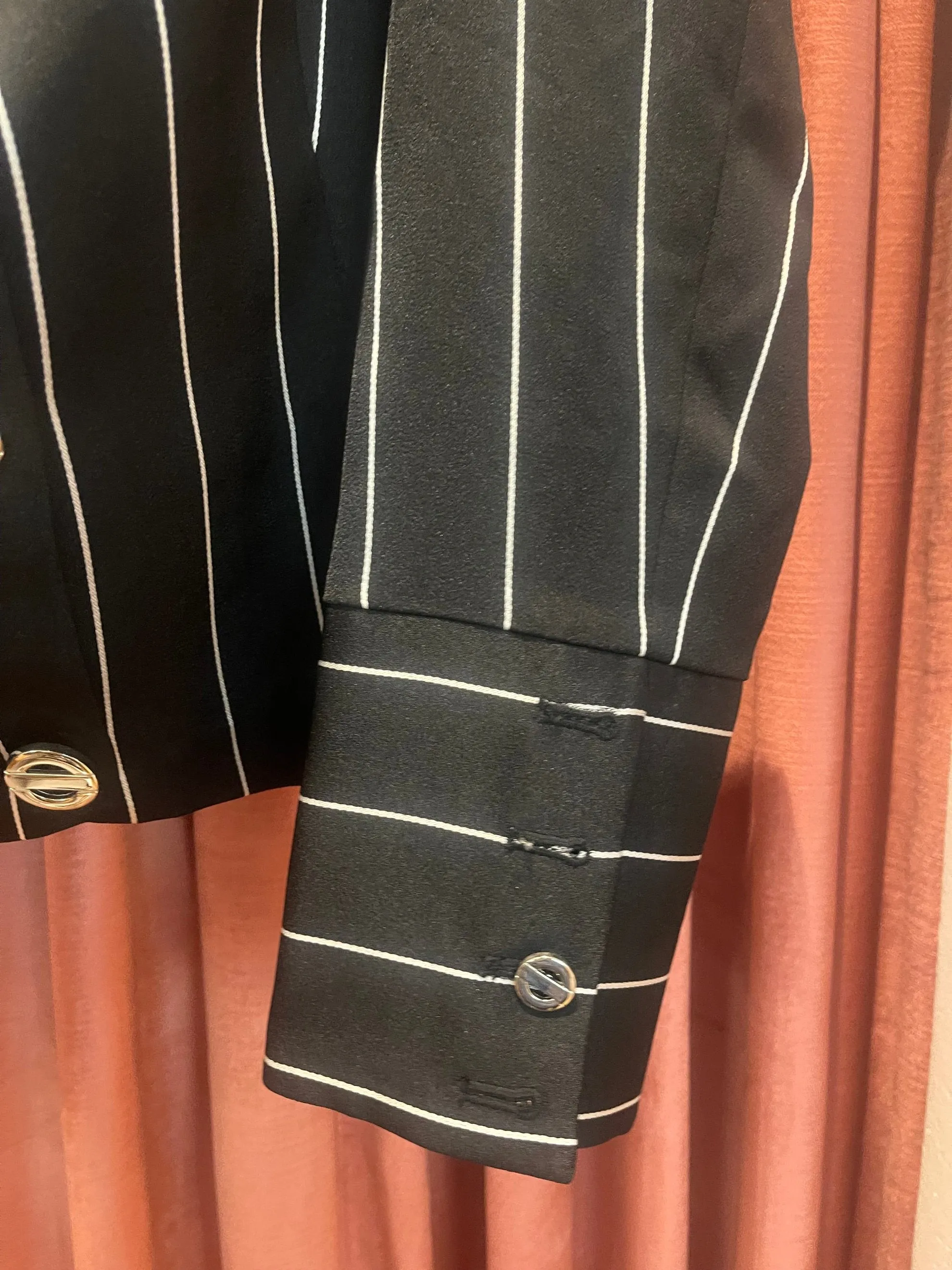 Baisi Bardot Black and White Top