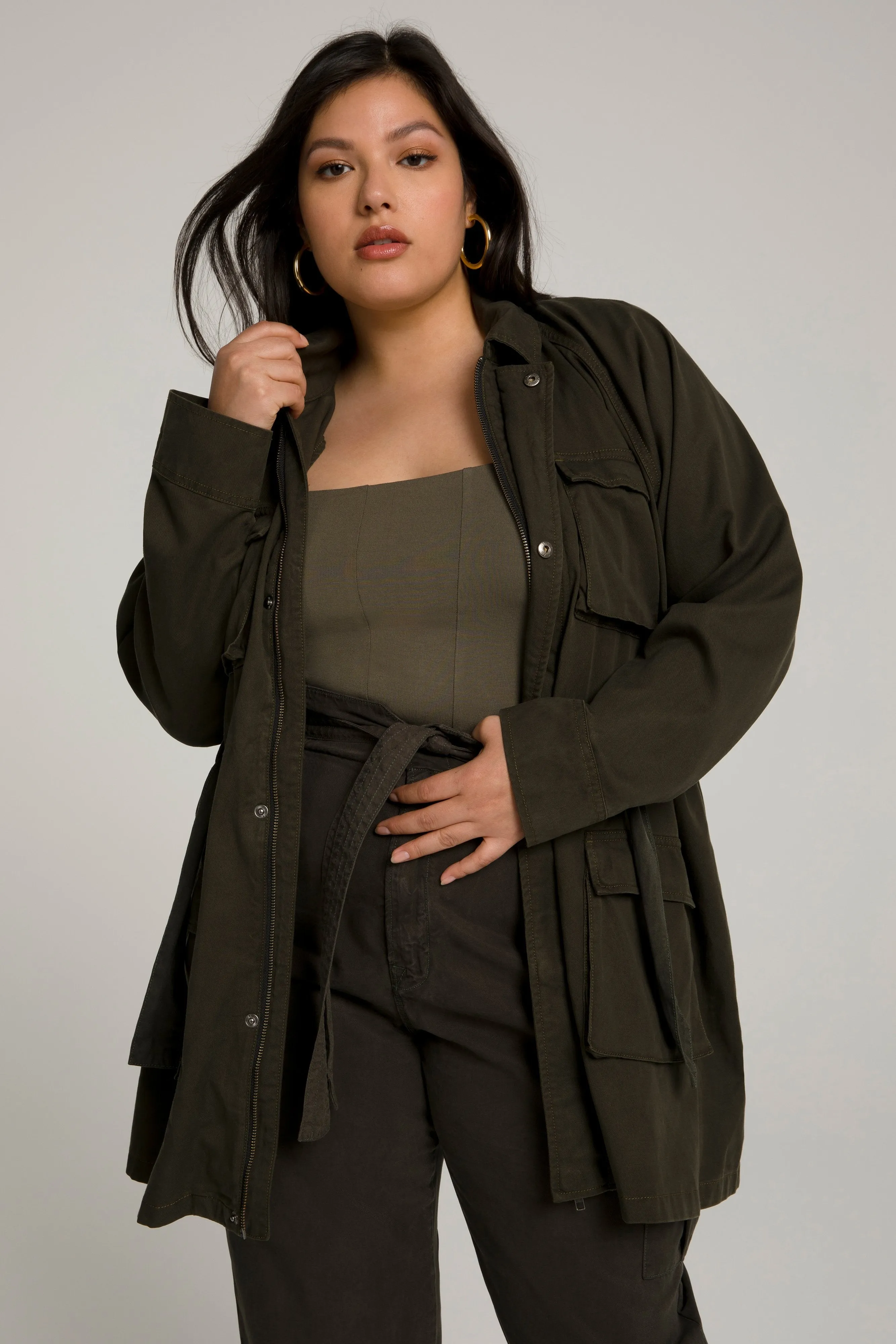 CARGO SHIRT JACKET | HUNTER001