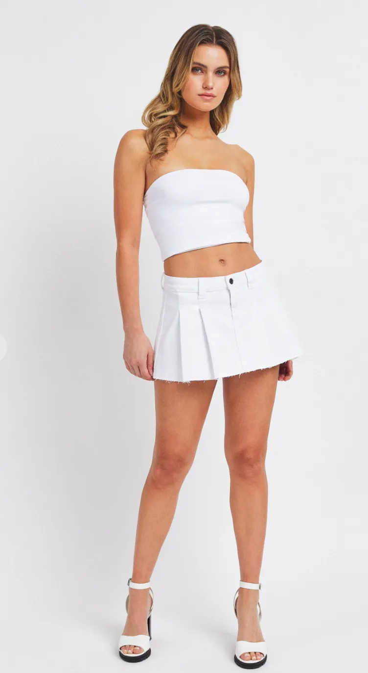 Cello Low Waisted Pleated Skirt