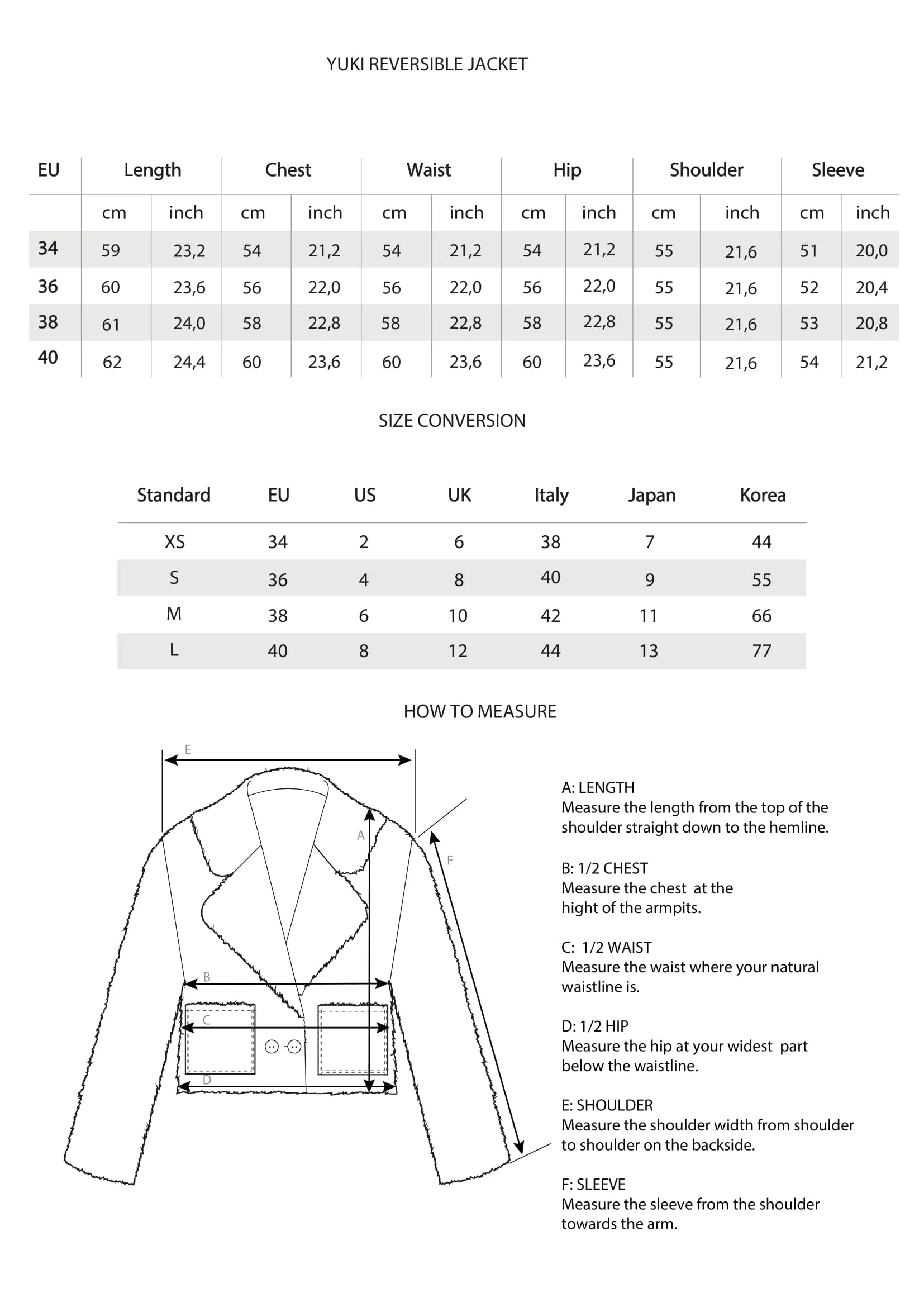 Dora jacket
