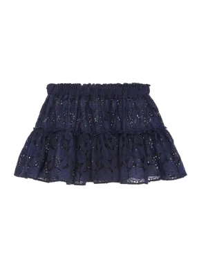 Eberjey Sardinia Ellie Mini Skirt Peacoat Black
