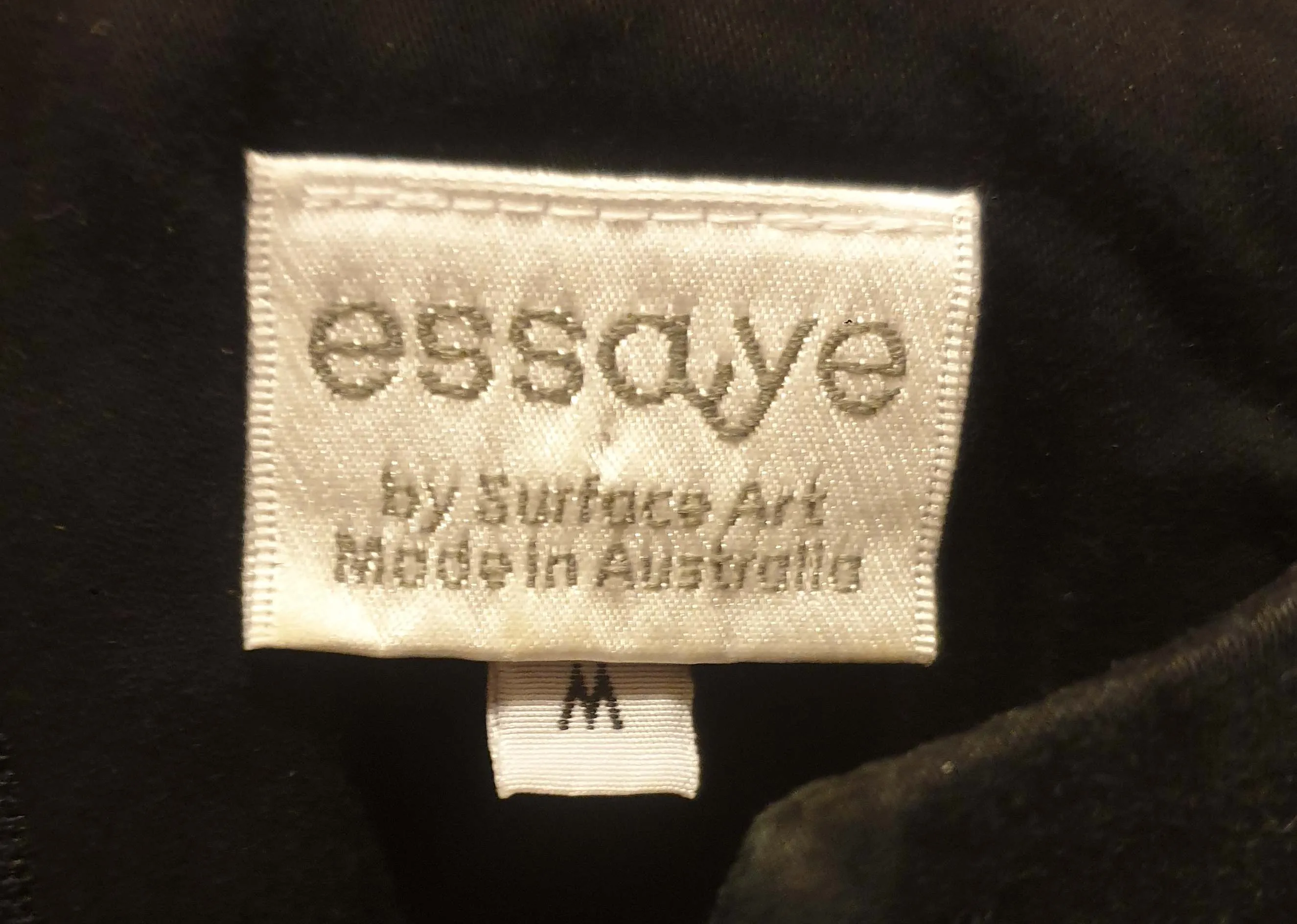 Essaye by Surface Art black print dress size M / AU 12