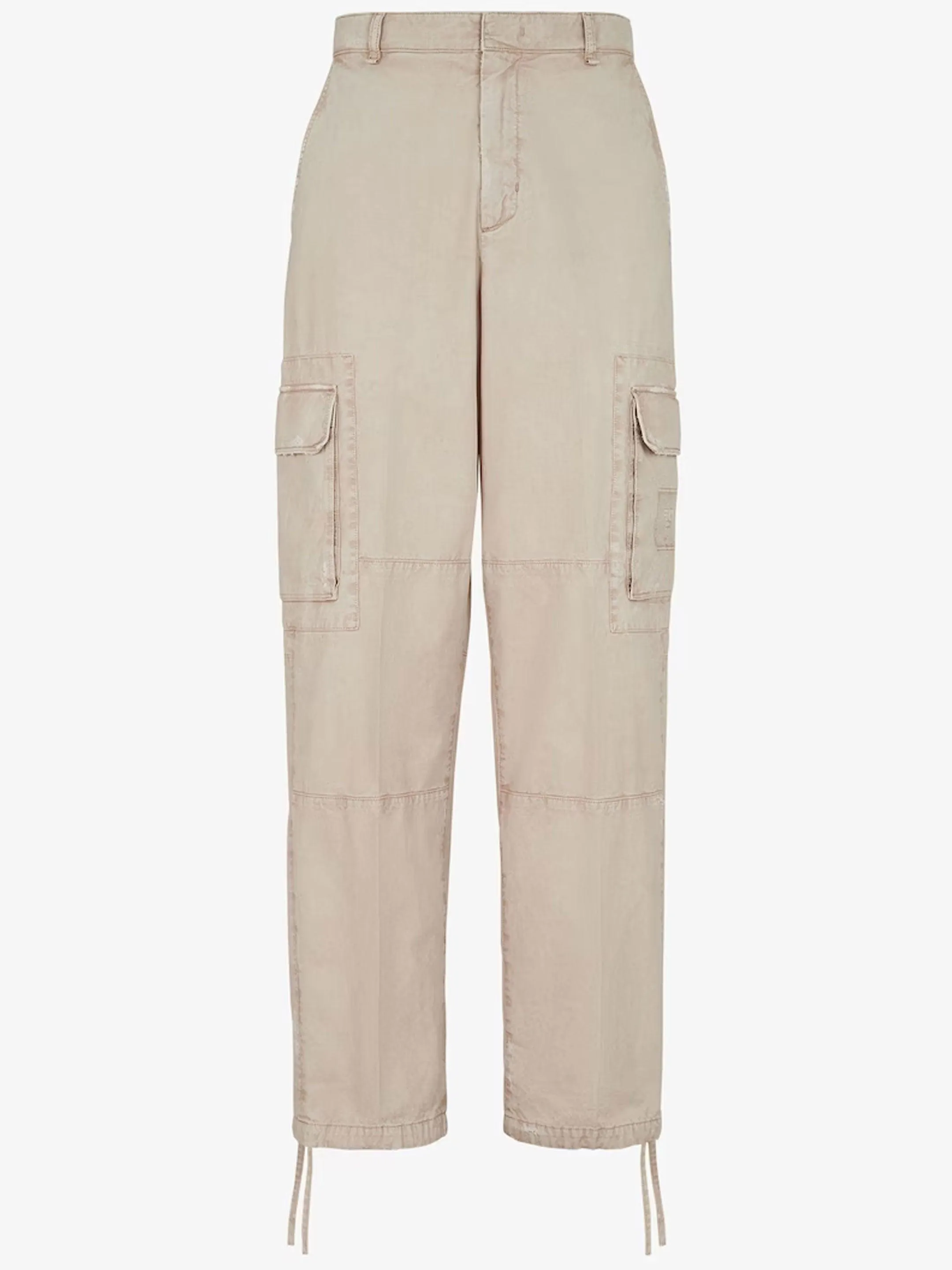 Fendi Beige Cotton Trousers