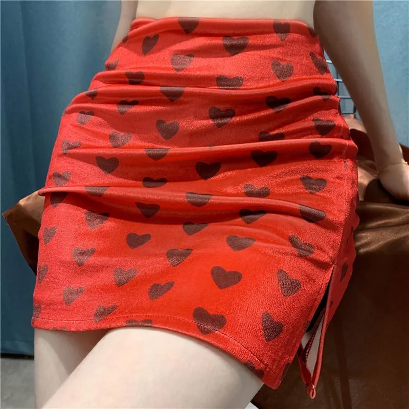 Hearts High Waist Skirt SD01104