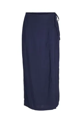 Jjxx - Jxbreeze Summer Wrap Skirt - 4693112 Peacoat