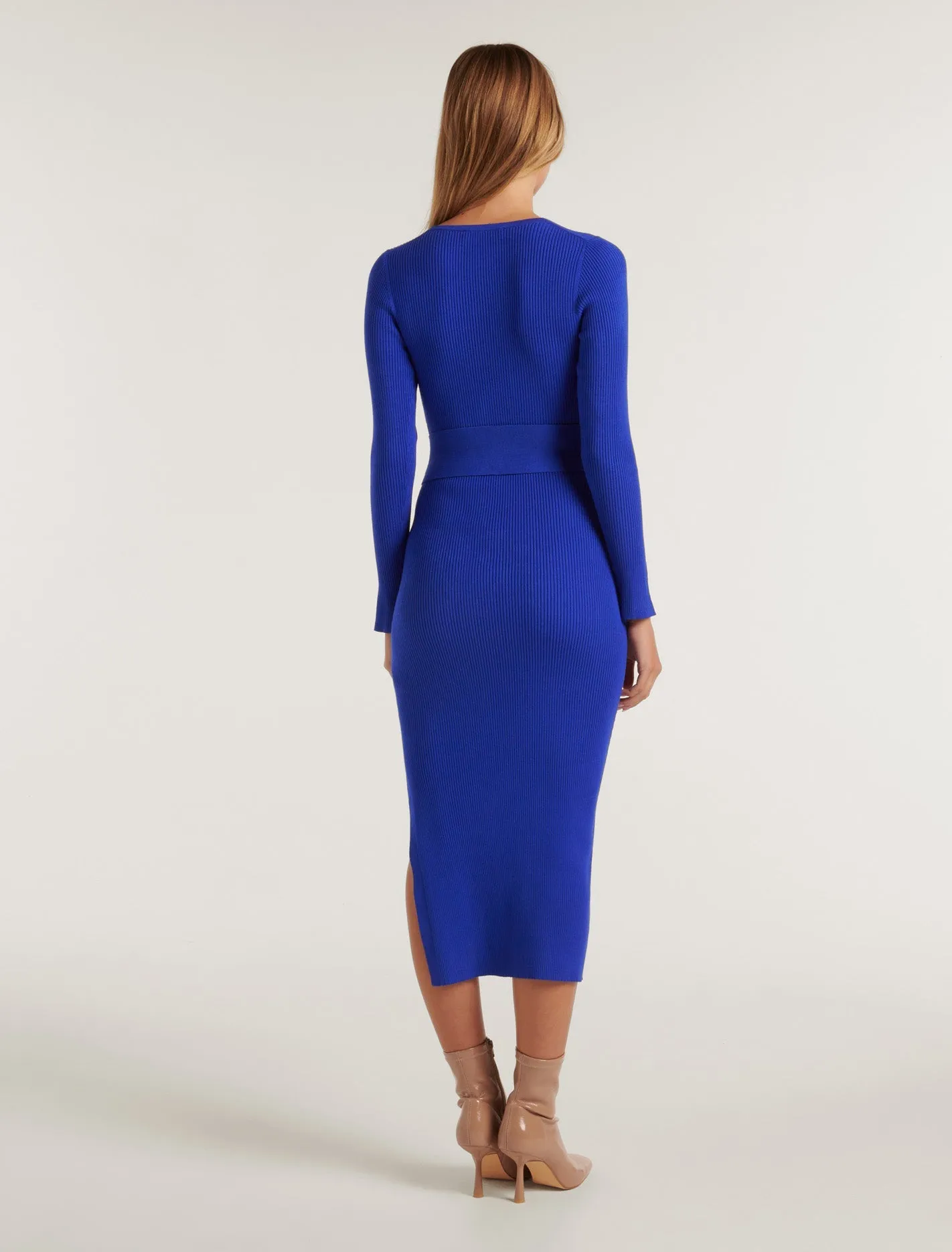 Lottie V Neck Knit Dress