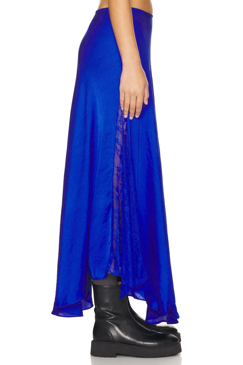 Make You Mine 1/2 Slip Skirt- Mazrine