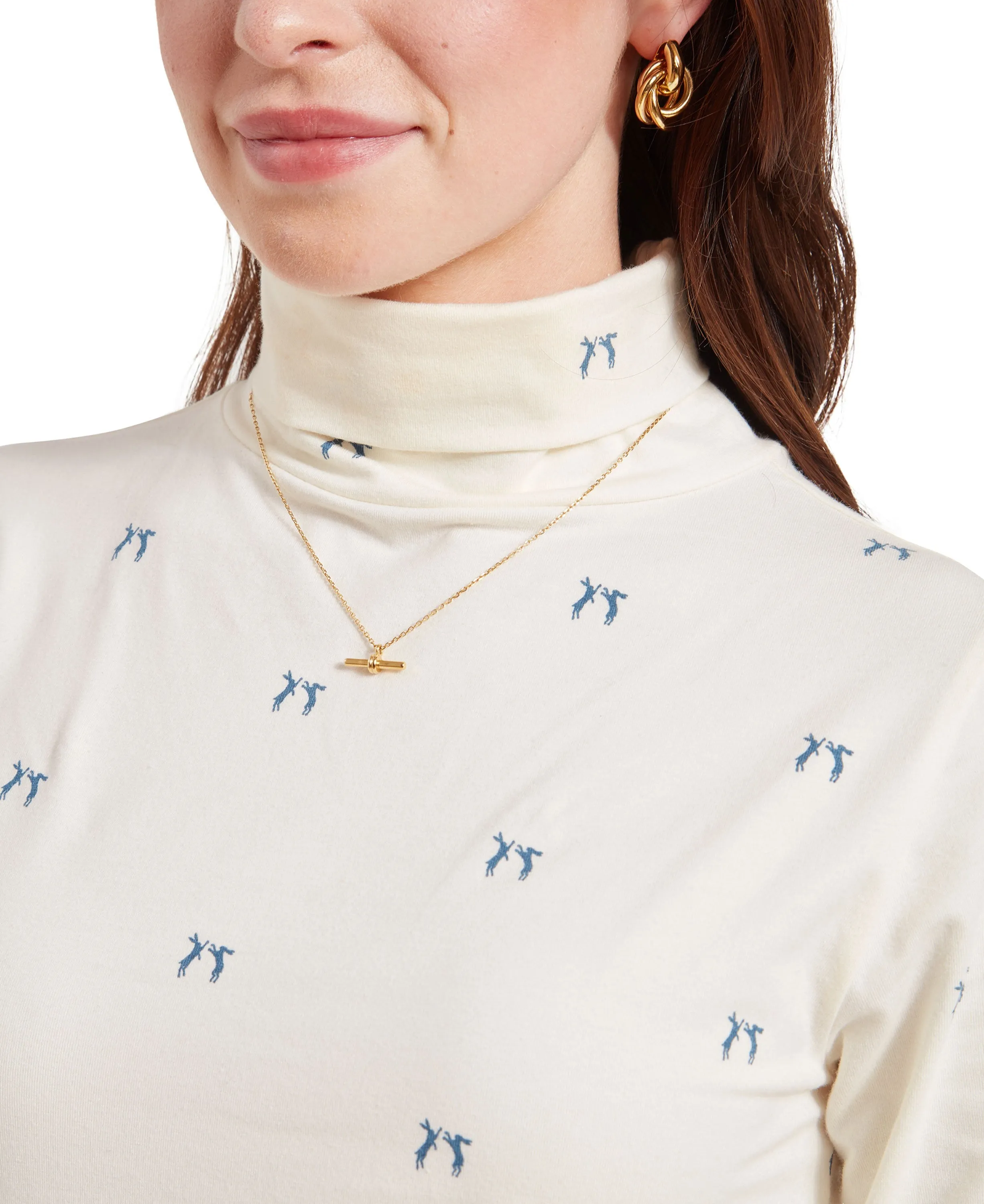 Malham Top - Vintage Navy Hare