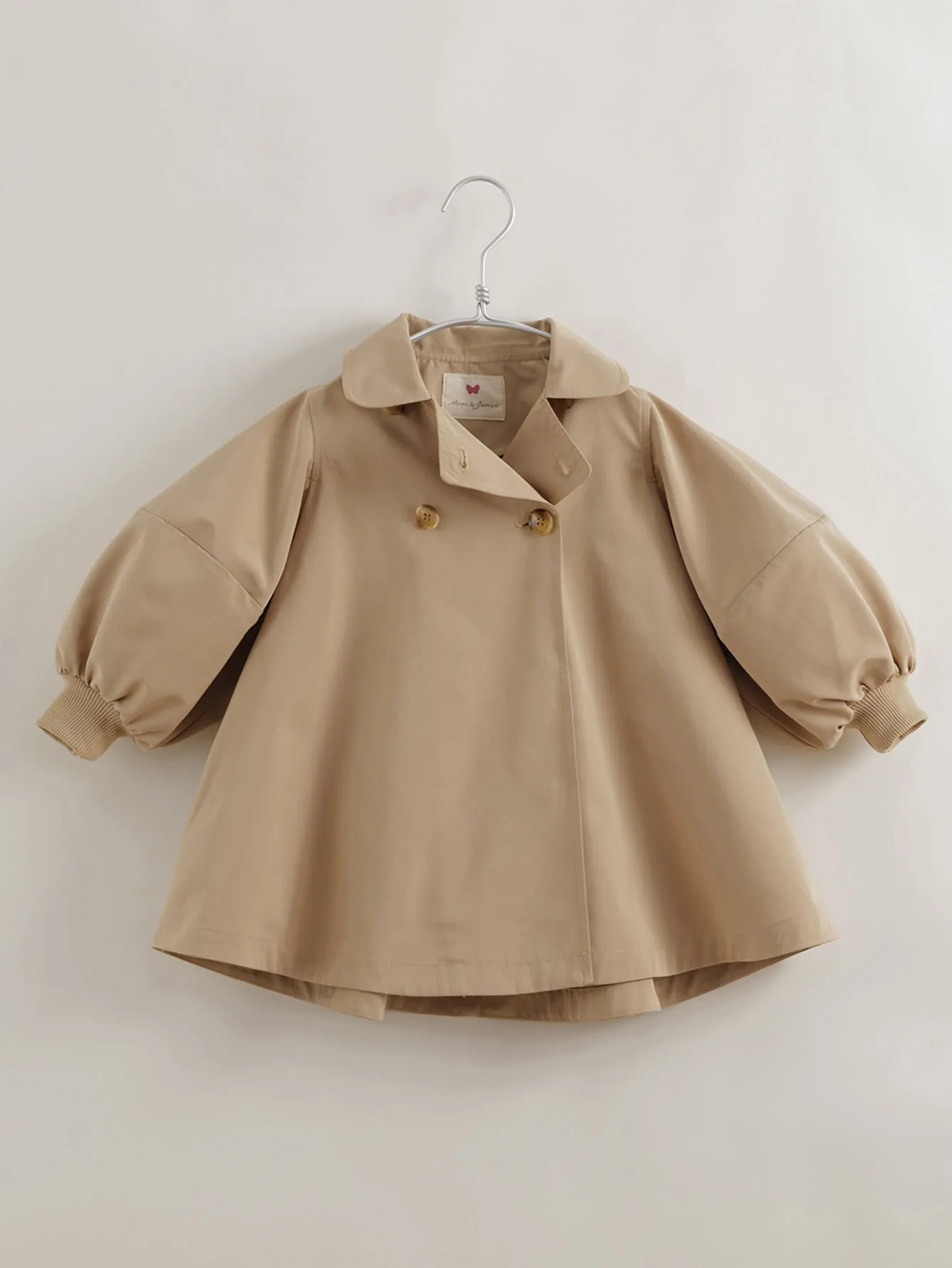 MARC & JANIE Girls Large A-line Trench Coat 231329