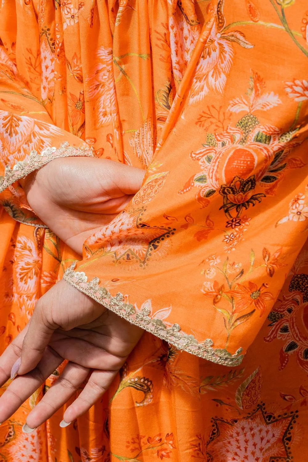 Mehfil Orange Twin Set