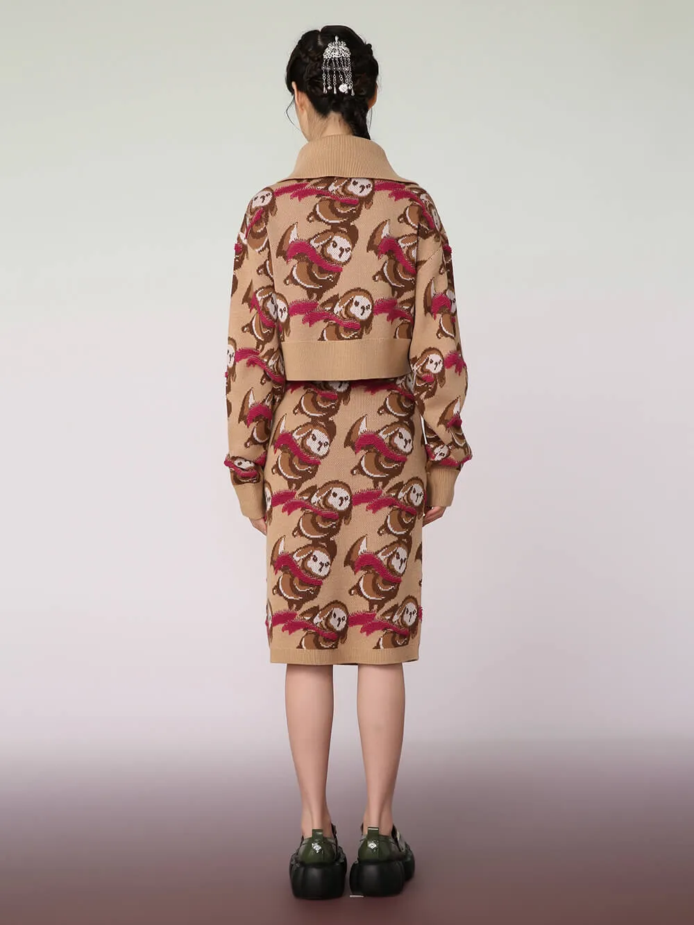MUKZIN H-Shape With Cute Printing Skirt