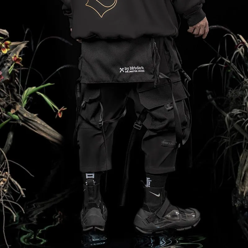 Multi Pockets Cargo Pants Men Hip Hop Streetwear Tactical Function Trouser Techwear  Harajuku Joggers Men