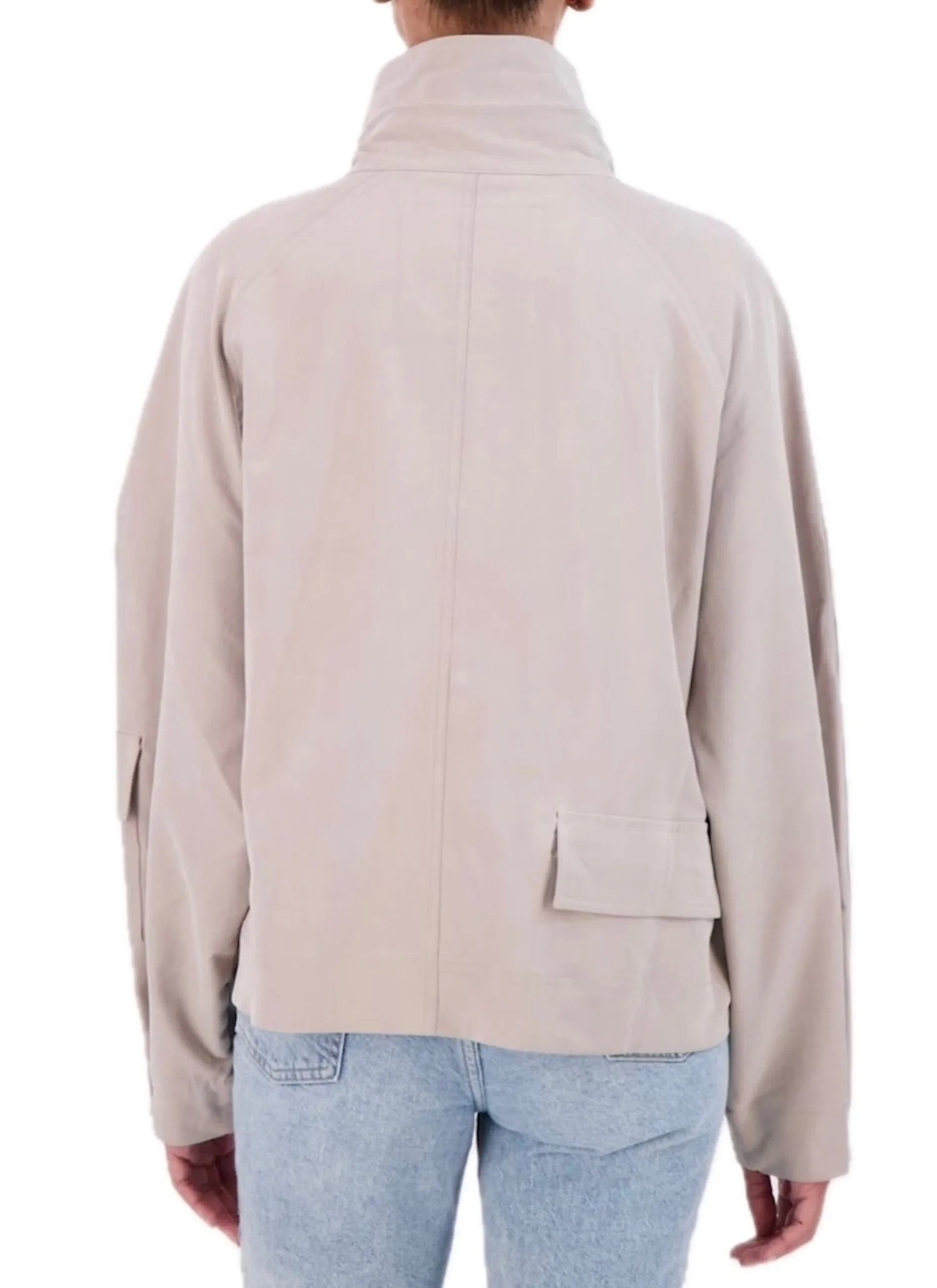 Ookie & Lala Modal blend drop shoulder bomber jacket