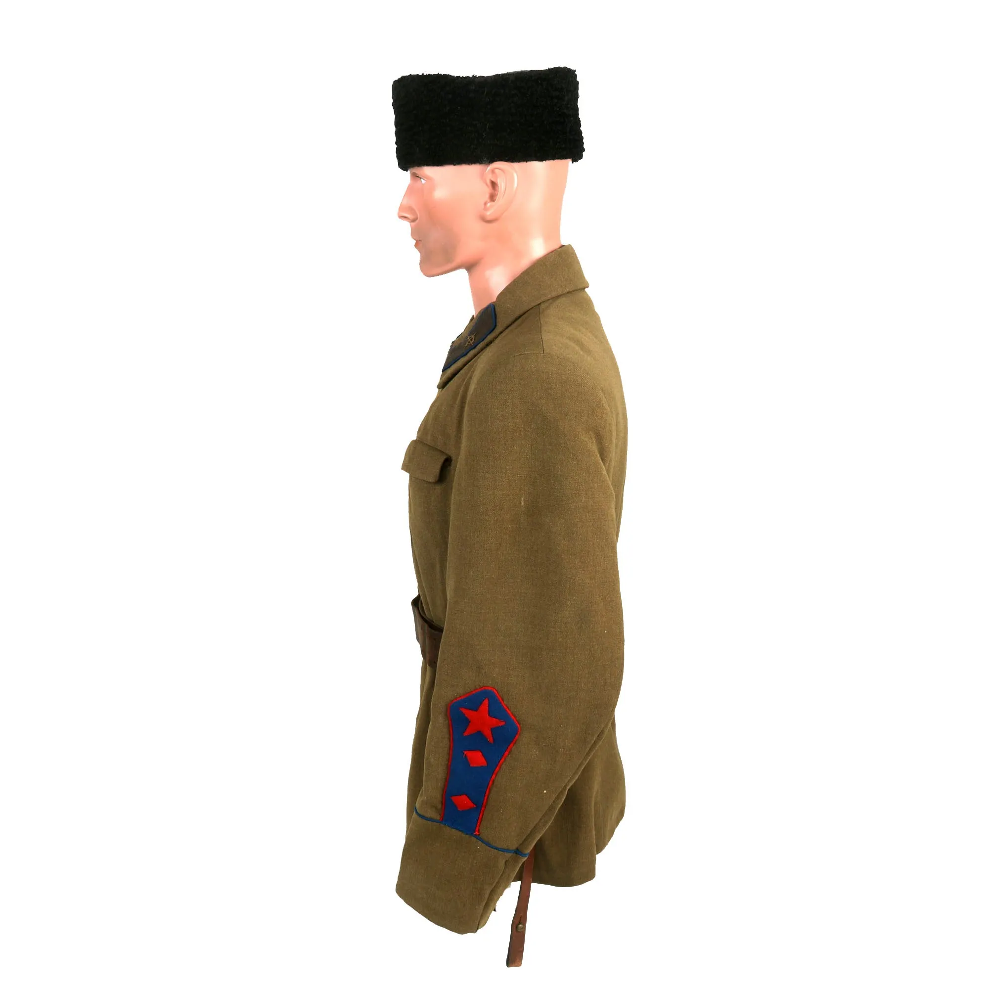 Original Soviet WWII Red Army Cavalry Brigade Commander Major General Timofee Timofeevich Shapkin, Commander of the 4th Cavalry Corps Uniform Set - Formerly A.A.F. Tank Museum