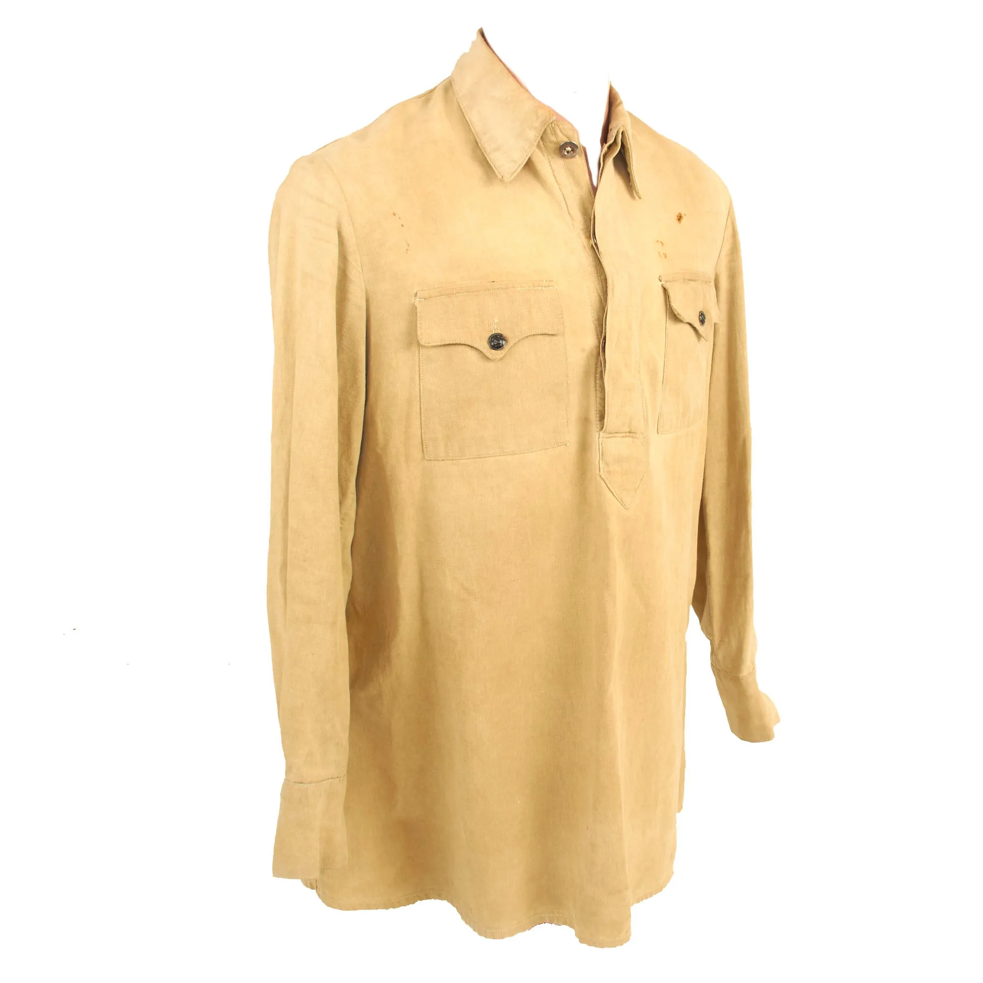 Original Soviet WWII Red Army Enlisted Gymnastyorka Smock With Pants