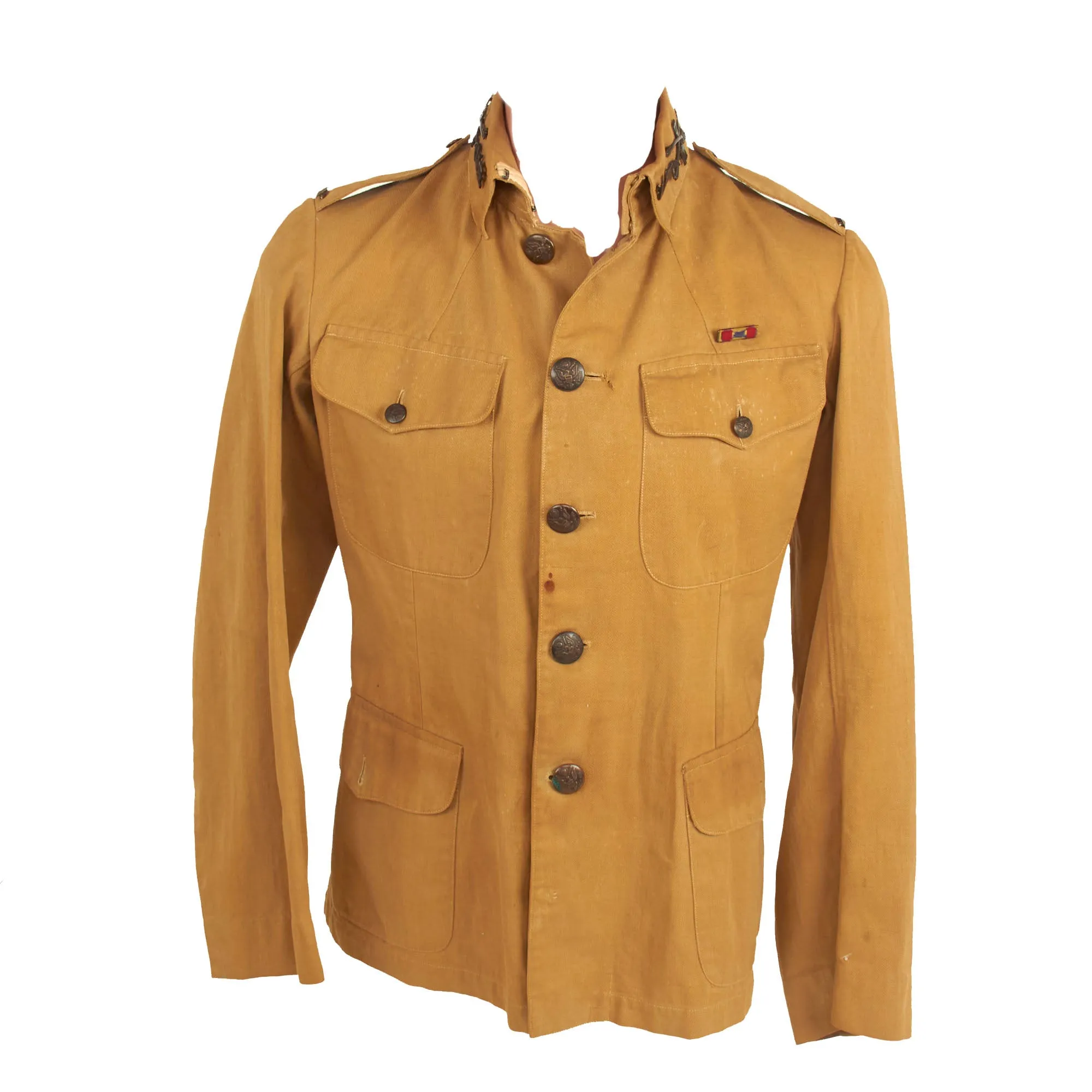 Original U.S. Philippine-American War Era 7th Cavalry Officer’s M-1909 Khaki Uniform Set