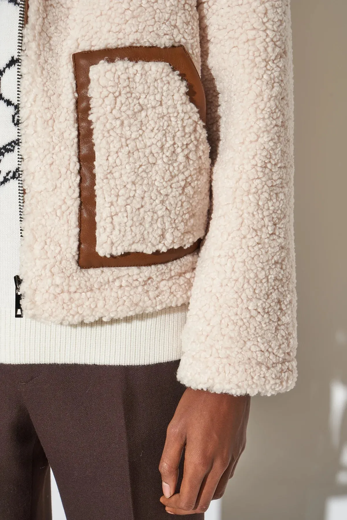 Paul & Joe Joel Faux Fur Shearling Jacket