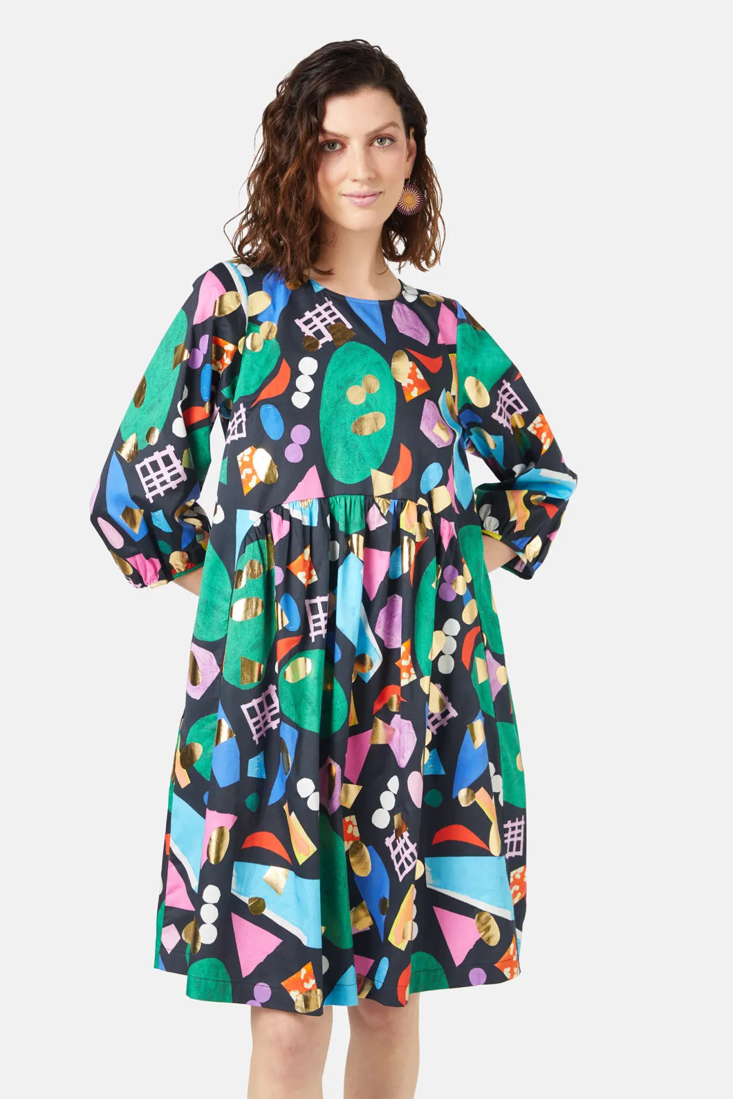 Precious Gems Smock Dress