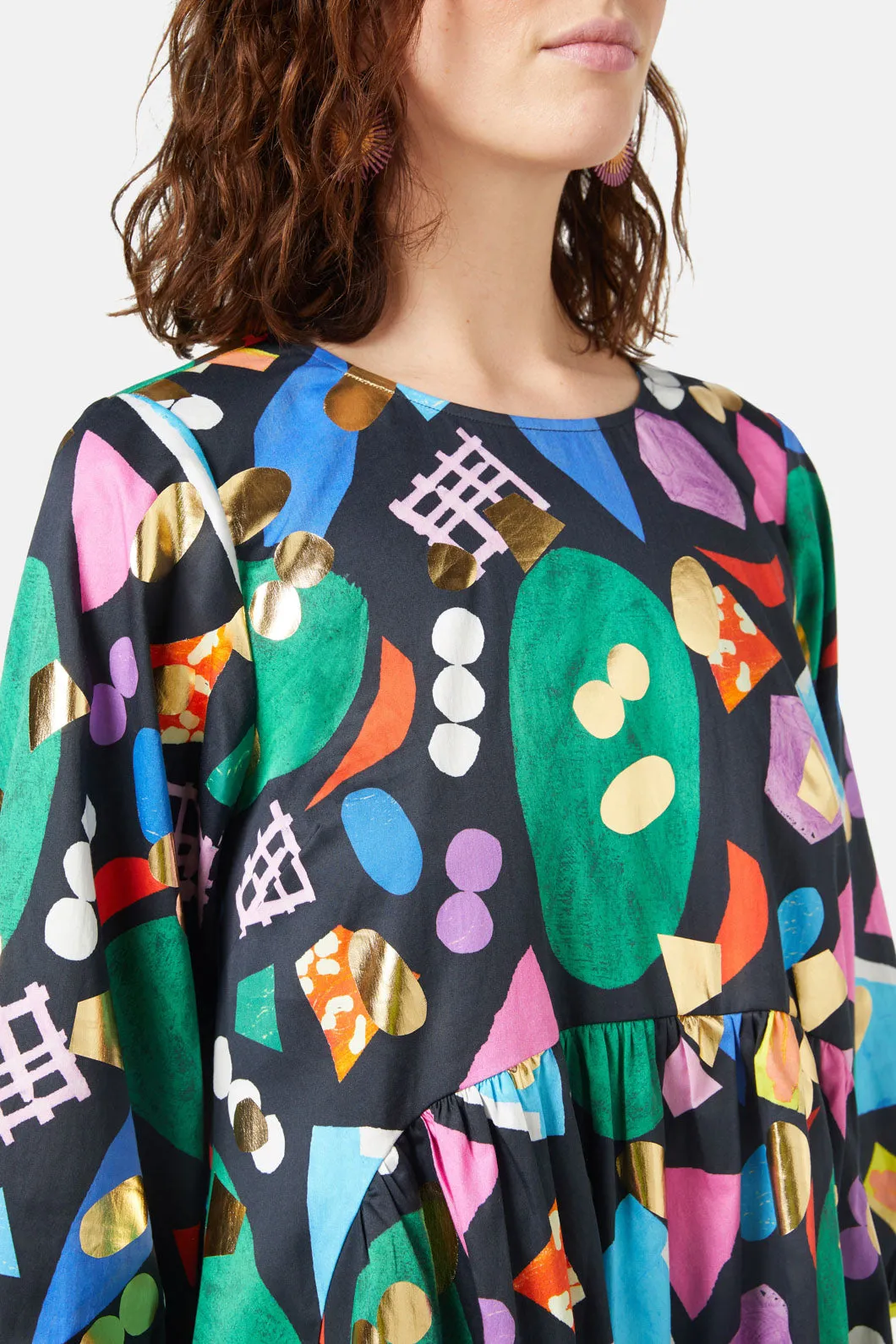 Precious Gems Smock Dress