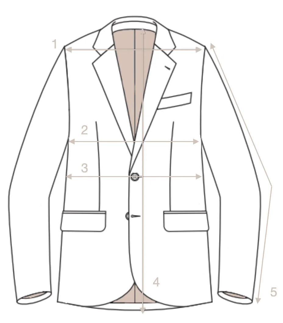 Sartorio Napoli - Grey Herringbone Wool Sports Jacket 52