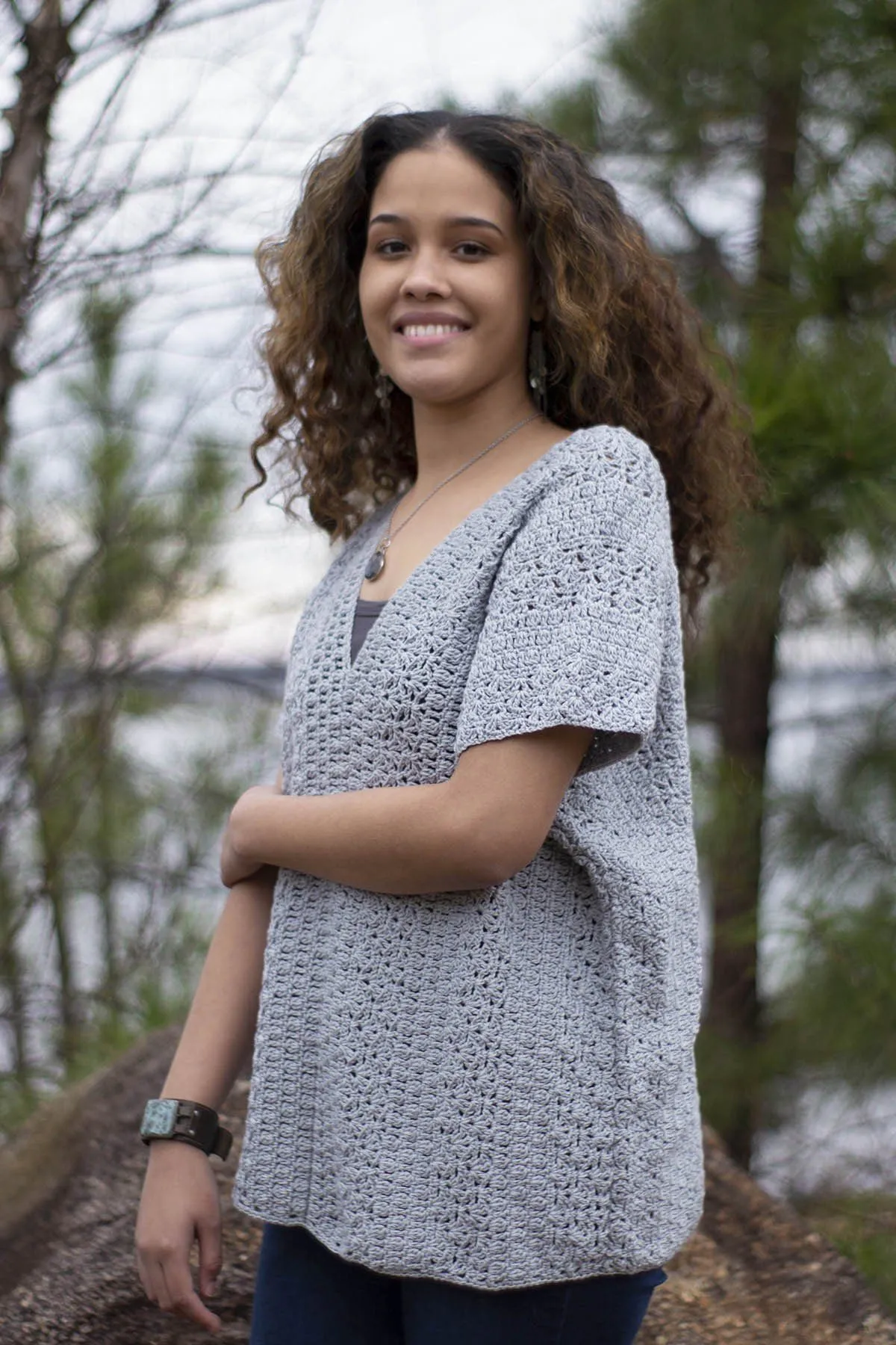 Silver Poncho