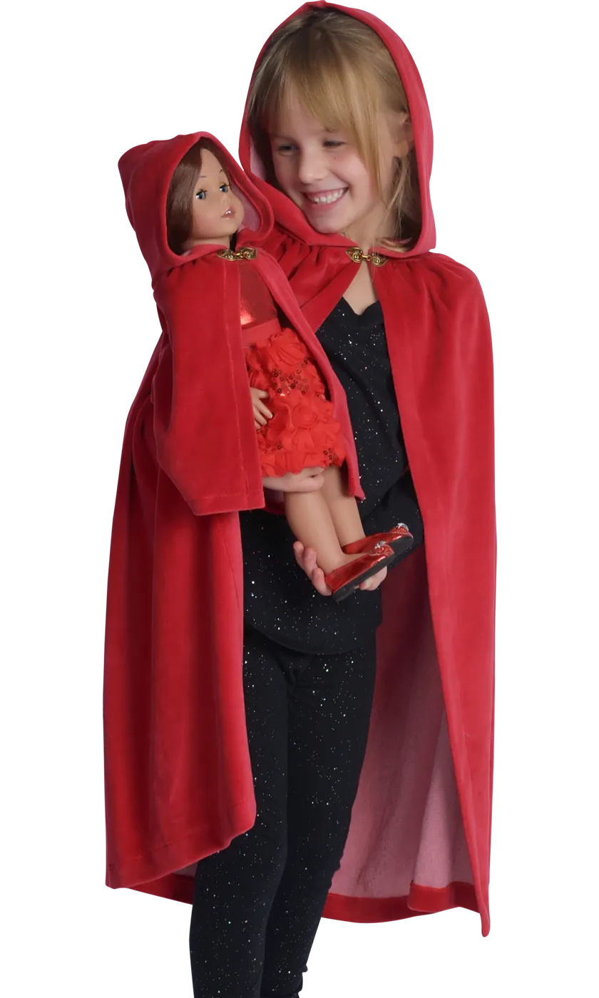 Storybook Cotton Velour Cape