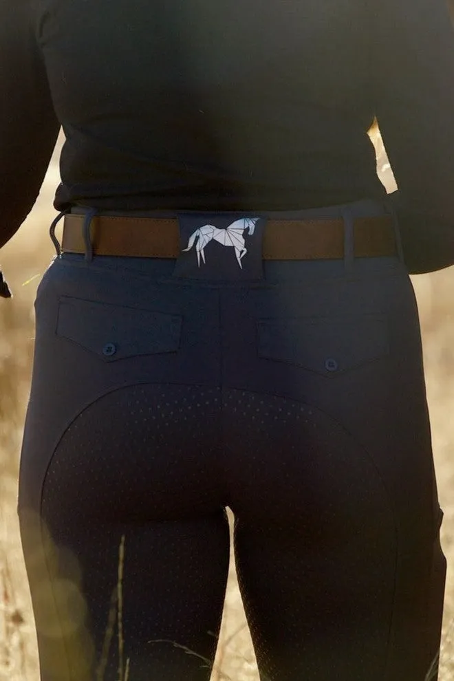 V2 Fusion Riding Tights - Navy