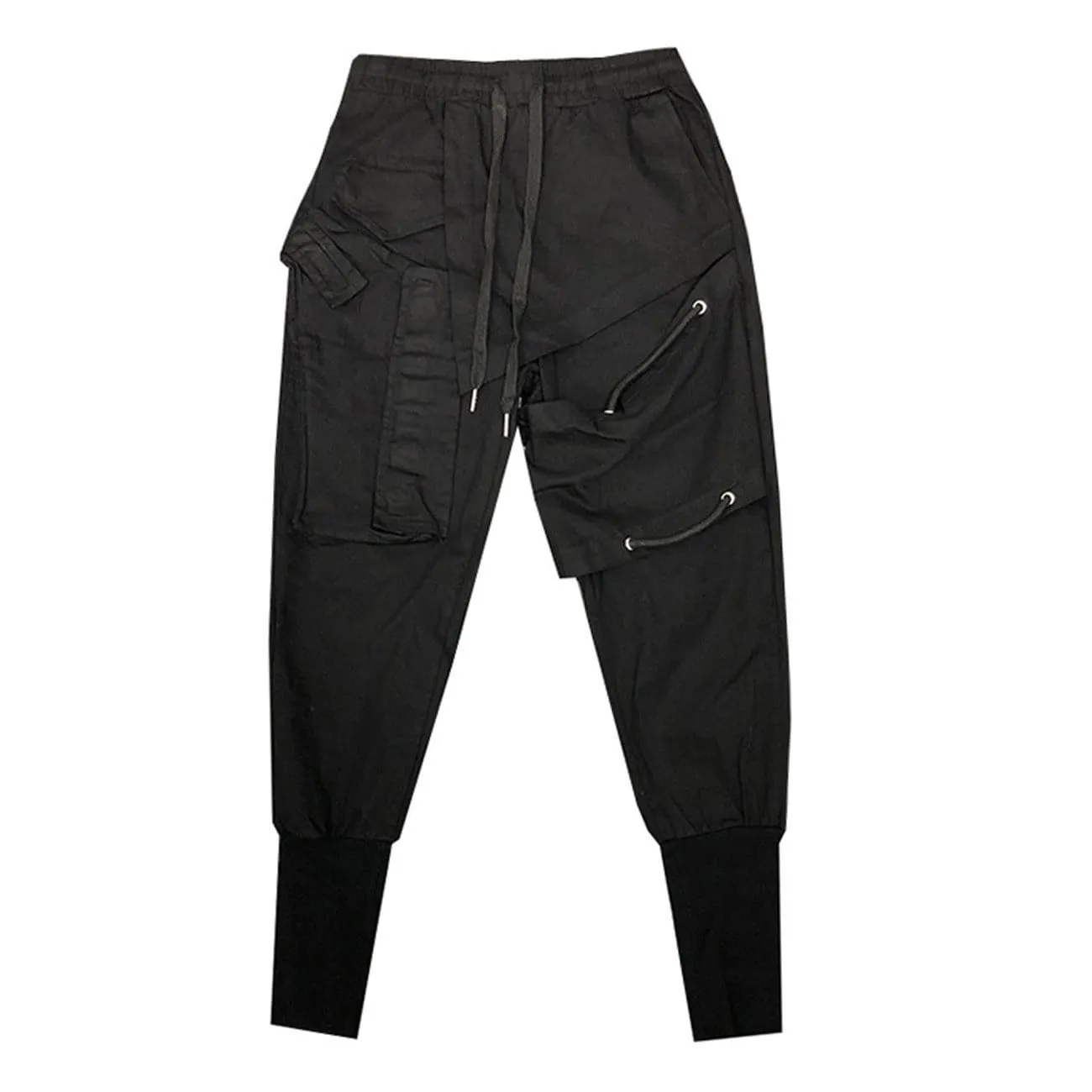 WLS Dark Drawstring Cargo Pants