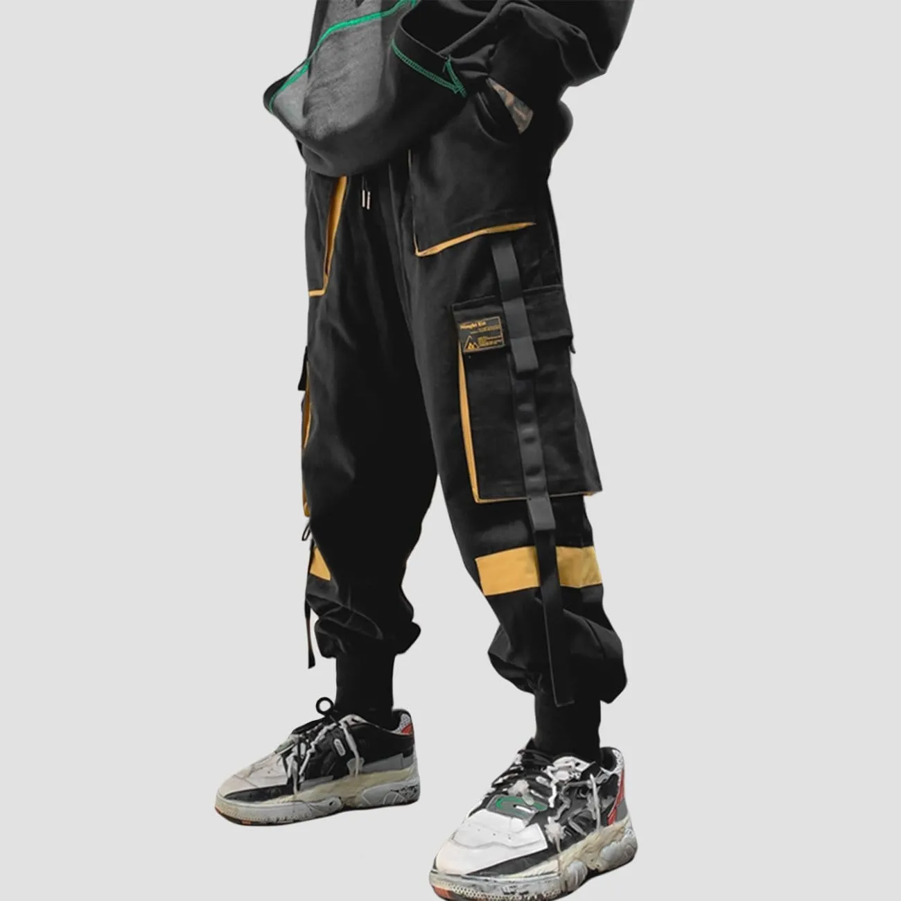 WLS Function Patchwork Multi Pockets Cargo Pants