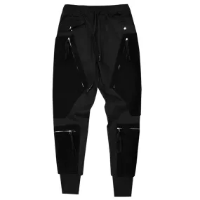 WLS Function Patchwork Zipper Cargo Pants
