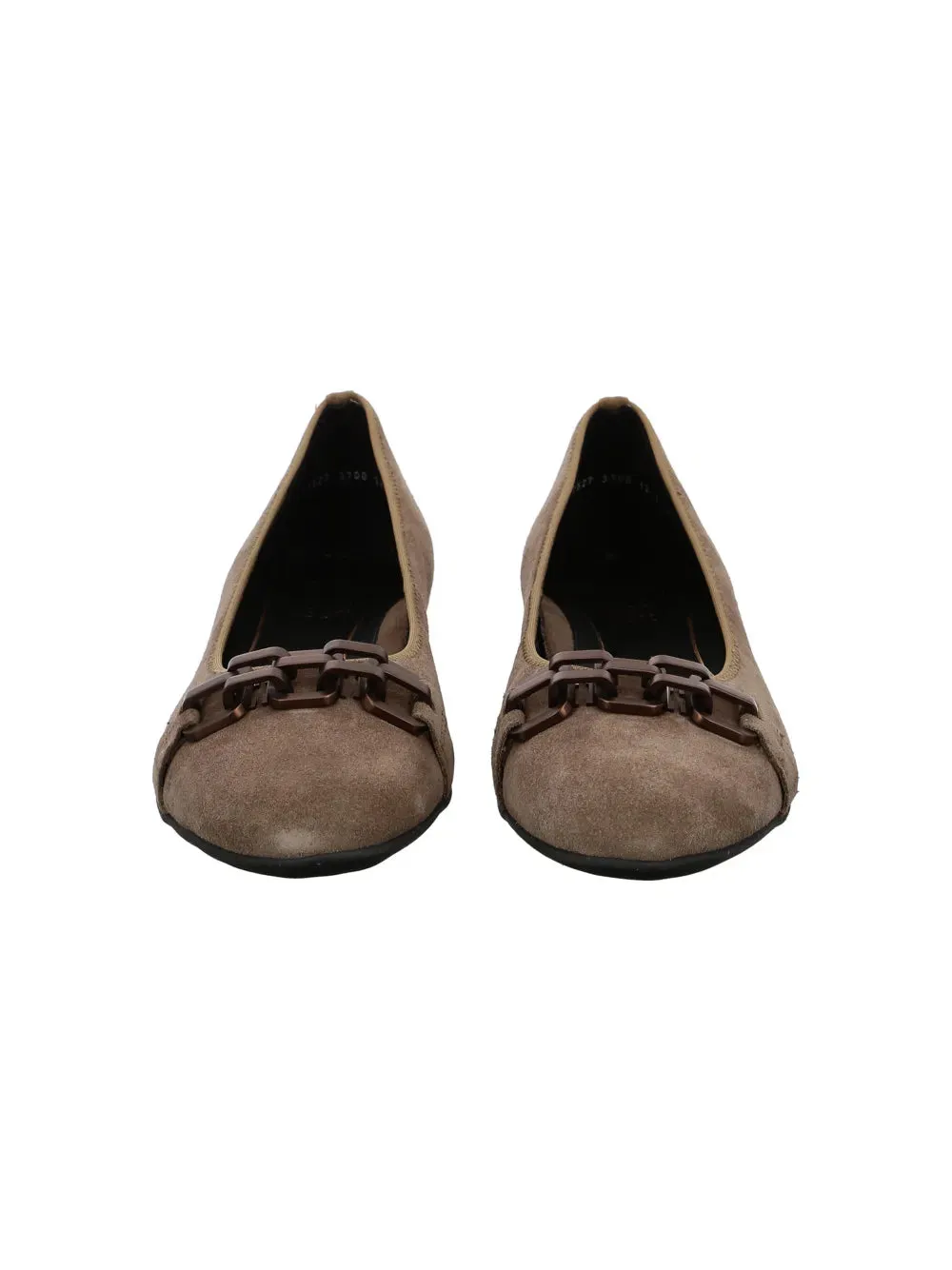 WOMEN'S ARA SCOUT BALLET FLAT CHAIN | SESAME SUEDE